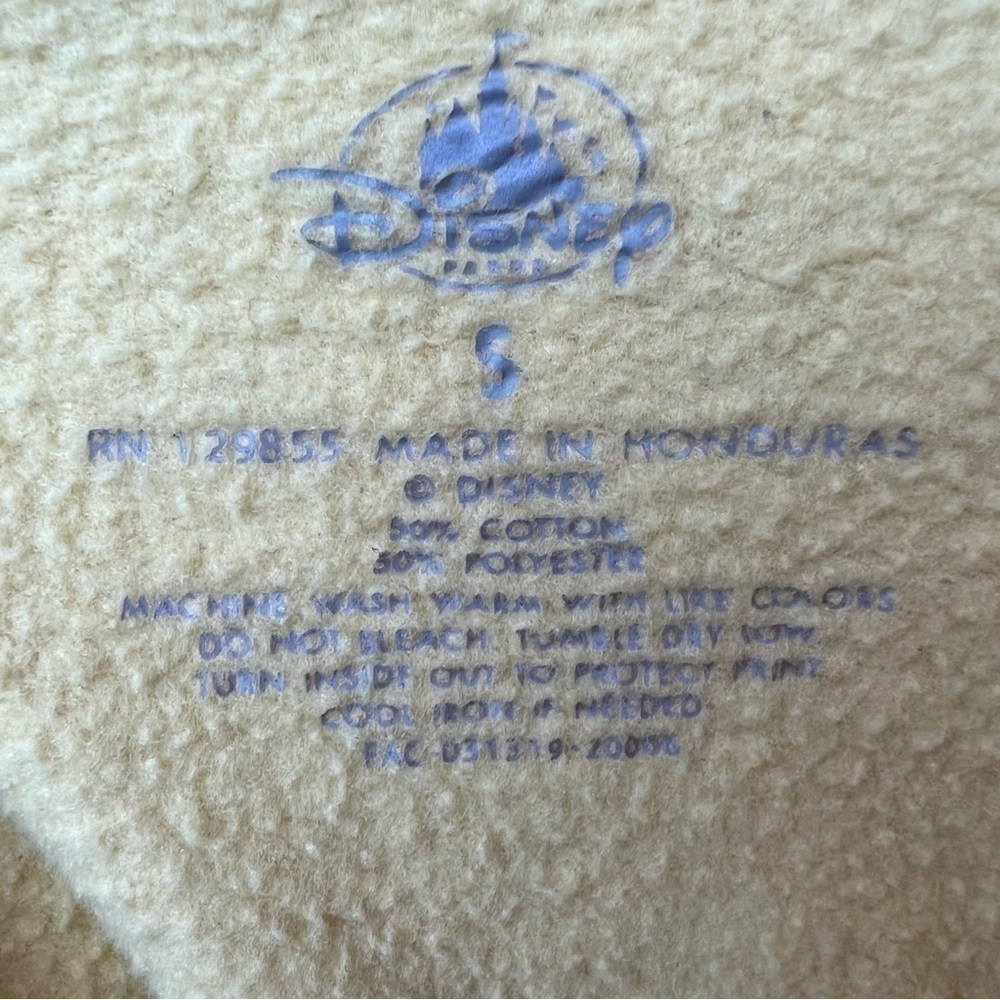 Walt Disney World PARKS Sweatshirt Retro Style Hoodie Yellow Rainbow Women Small - Picture 7 of 7